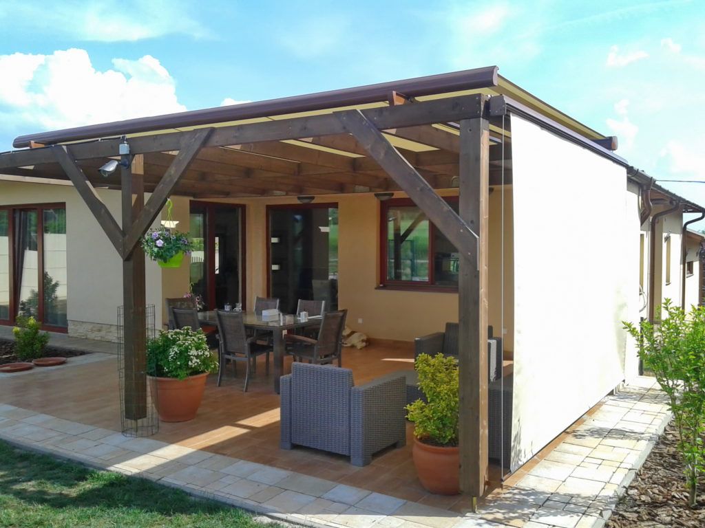 Siesta copertină -Fapergola tetején A kivitelű Siesta